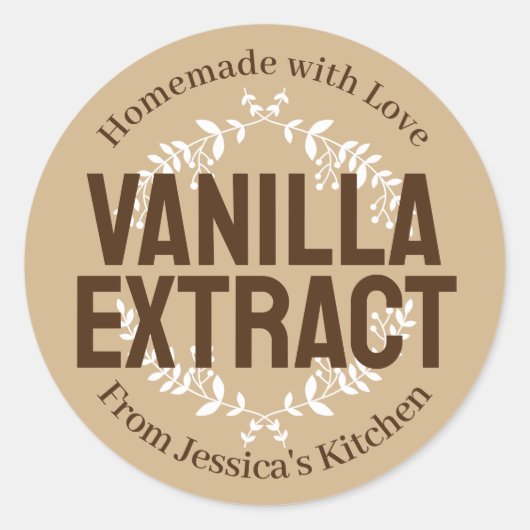 Vanille Extract Sticker VE035_01rdv1 (Voorkant)