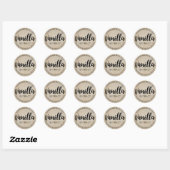Vanille Extract VE001_04e Classic Ronde Sticker (Vel)