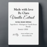 Vanille extract zelfgemaakte ingrediënten toevoege fotoplaat<br><div class="desc">Ontwerp</div>