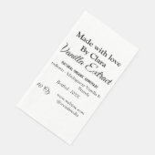 Vanille extract zelfgemaakte ingrediënten toevoege servet (Hoek)