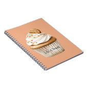 Vanille glazuur cupcake notitieboek (Rechterzijde)