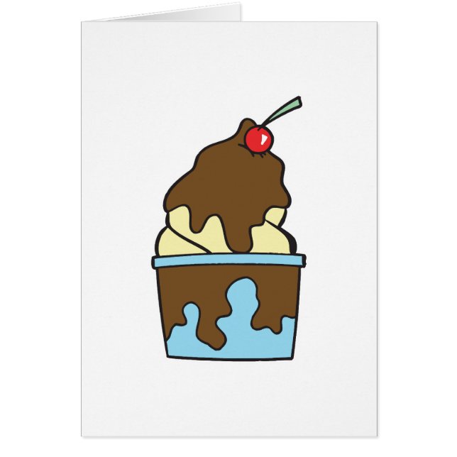 Vanille Hot Fudge Sundae (Voorkant)