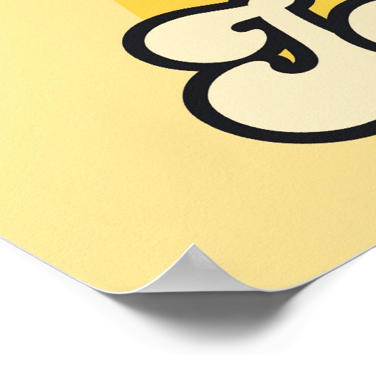 vanille-ijs poster (Hoek)