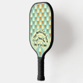 Vanille-ijs Soft Serve Kegel Cute Grappig Pickleball Paddle (Links)