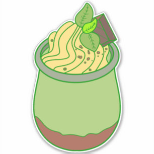 Vanille-ijs Sticker