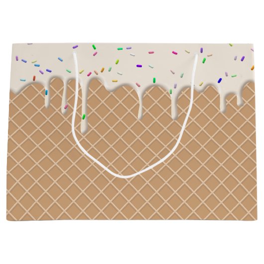 vanille-ijssmelterij groot cadeauzakje (Voorkant)