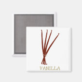 vanille magneet (Voorkant / Achterkant)