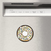 Vanille met Sprinkles Donut Magneet (Insitu (Vaatwasser))