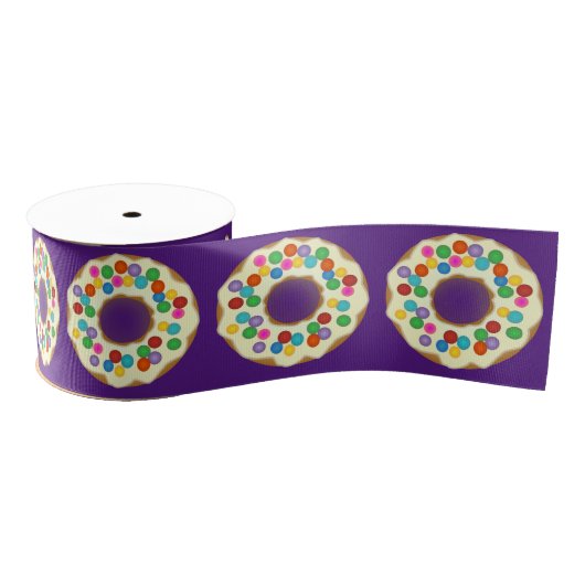 vanille regenboogdonut lint (Spoel)