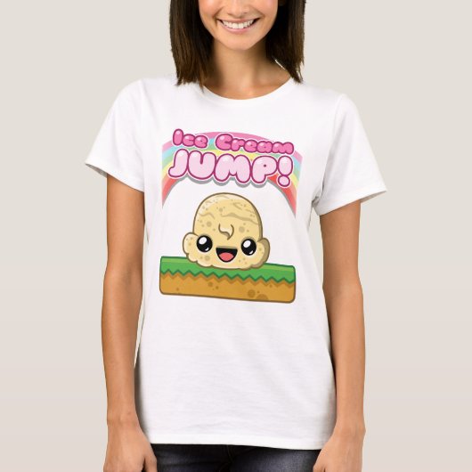 Vanille Schep met IJsdans Tekst T-shirt (Voorkant)