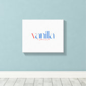 Vanille Smaak Canvas Afdruk (Insitu (Houten vloer))