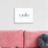 Vanille Smaak Canvas Afdruk (Insitu (Woonkamer))
