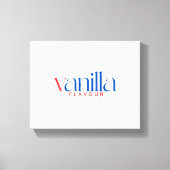 Vanille Smaak Canvas Afdruk (Voorkant)