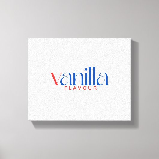 Vanille Smaak Canvas Afdruk (Voorkant)