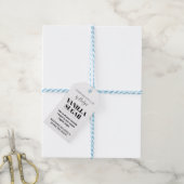 Vanille Suiker Cadeaubijsluiter 001 Cadeaulabel (Met Touw)