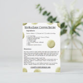 Vanille Suikerkoekjes Recept Kaarten (Staand voorkant)