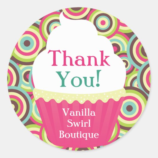 Vanille Swirl Sticker (Voorkant)