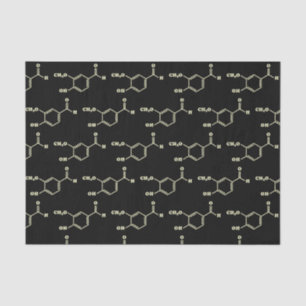Vanille-vanilline moleculaire chemische formule tissuepapier