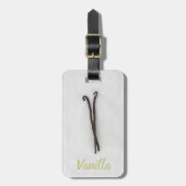 Vanillebonen met suiker bagagelabel (Voorkant verticaal)
