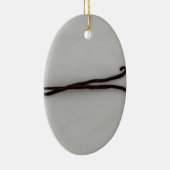 Vanillebonen met suiker keramisch ornament (Rechts)