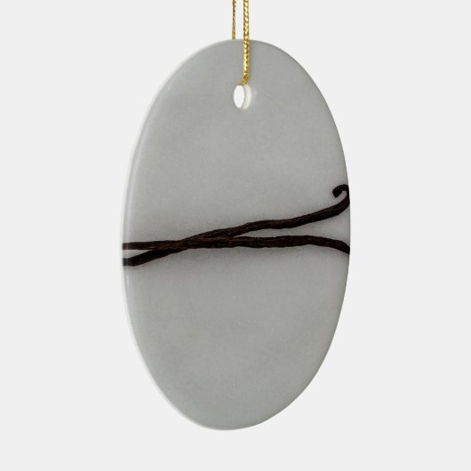 Vanillebonen met suiker keramisch ornament (Rechts)