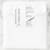 Vanillebonensuiker Label Sjabloon (Tas)