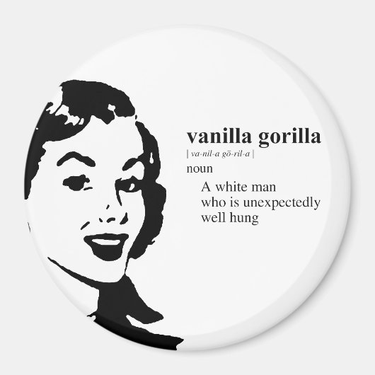 VANILLEGORILLA MAGNEET (Voorkant)