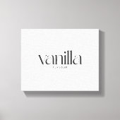 vanillesmaak canvas afdruk (Voorkant)