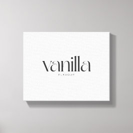 vanillesmaak canvas afdruk