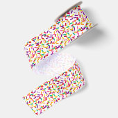 vanillesprenkels satijnen lint (Achterkant)