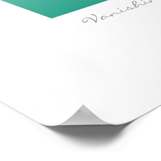 Vanisatielamantijnen - Bewaar onze wateren 36 x 18 Poster (Hoek)