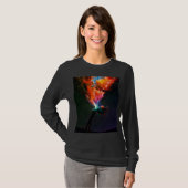 Vanish flower Vrouw Baby T-shirt (Voorkant volledig)