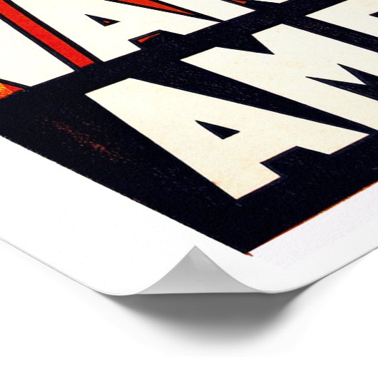 VANISHING AMERIKAN POSTER (Hoek)