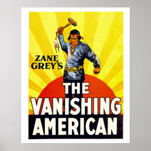 VANISHING AMERIKAN POSTER