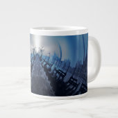 VANISHING VENICE Blue Gothic Gondolas Grote Koffiekop (Voorkant rechts)