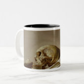 Vanitas 2 tweekleurige koffiemok (Voorkant links)