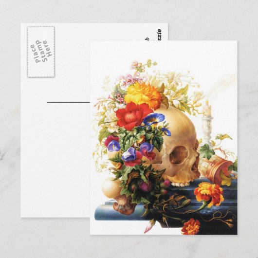 Vanitas Bouquet Briefkaart (Voorkant / Achterkant)