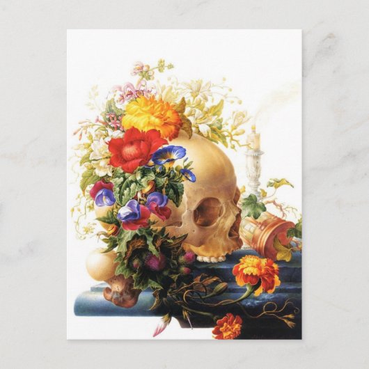 Vanitas Bouquet Briefkaart (Voorkant)