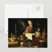 Vanitas, c.1634 briefkaart (Voorkant / Achterkant)