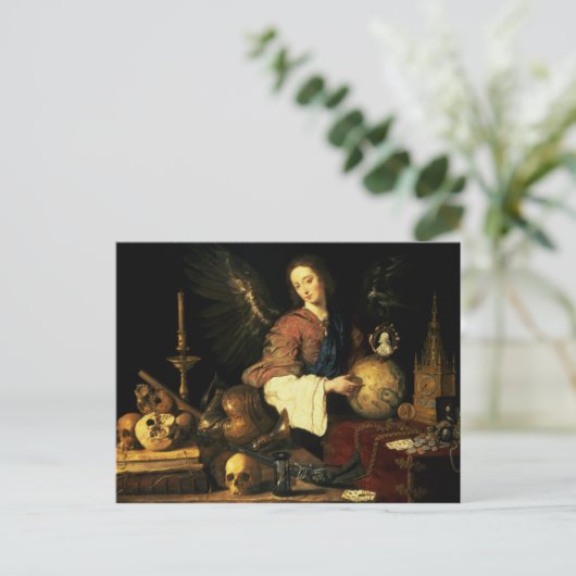 Vanitas, c.1634 briefkaart (Staand voorkant)