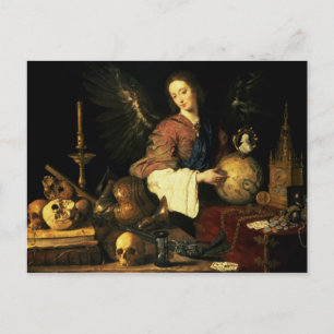 Vanitas, c.1634 briefkaart
