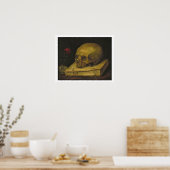 Vanitas, c.1644 (olie op canvas) poster (Keuken)