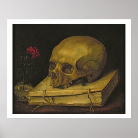 Vanitas, c.1644 (olie op canvas) poster (Voorkant)