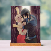 Vanitas en Jeanne Bookstore Standee Acryl Bord (Neutraal)