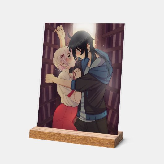 Vanitas en Jeanne Bookstore Standee Acryl Bord (Hoek)