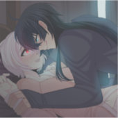 Vanitas Jeanne BL Slaapfeest Sticker (Voorkant)