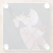 Vanitas Jeanne Coaster Vanitas No Carte Glazen Onderzetter (Achterkant)