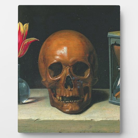 Vanitas leeft nog steeds 1671 van Philippe de Cham Fotoplaat (Voorkant)