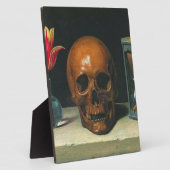 Vanitas leeft nog steeds 1671 van Philippe de Cham Fotoplaat (Zijkant)