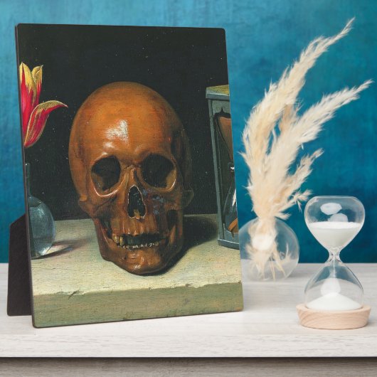 Vanitas leeft nog steeds 1671 van Philippe de Cham Fotoplaat (Zijkant)